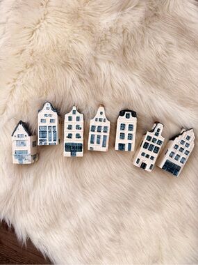 KLM Delft Miniature Houses Rynbende (6, 12, 28, 40, 41, 42, 43)